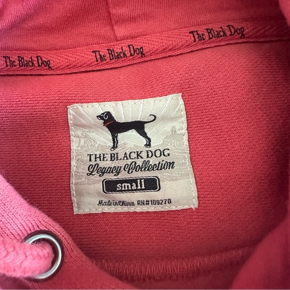 The Black Dog Legacy Collection Pink Hooded Sweatshirt. Size Small. Like New. - Picture 2 of 7